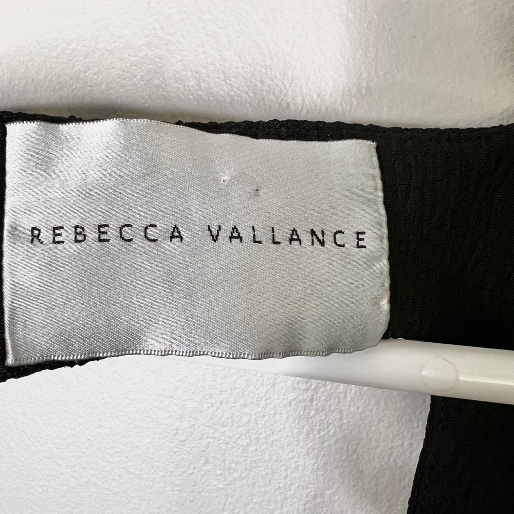Rebecca Vallance Monique Open Back Tie Detail Maxi Black Gown Size 4 - Picture 6 of 10
